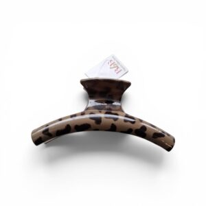 leopard taupe & black hairclaw