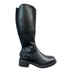 rider boots with buckle
